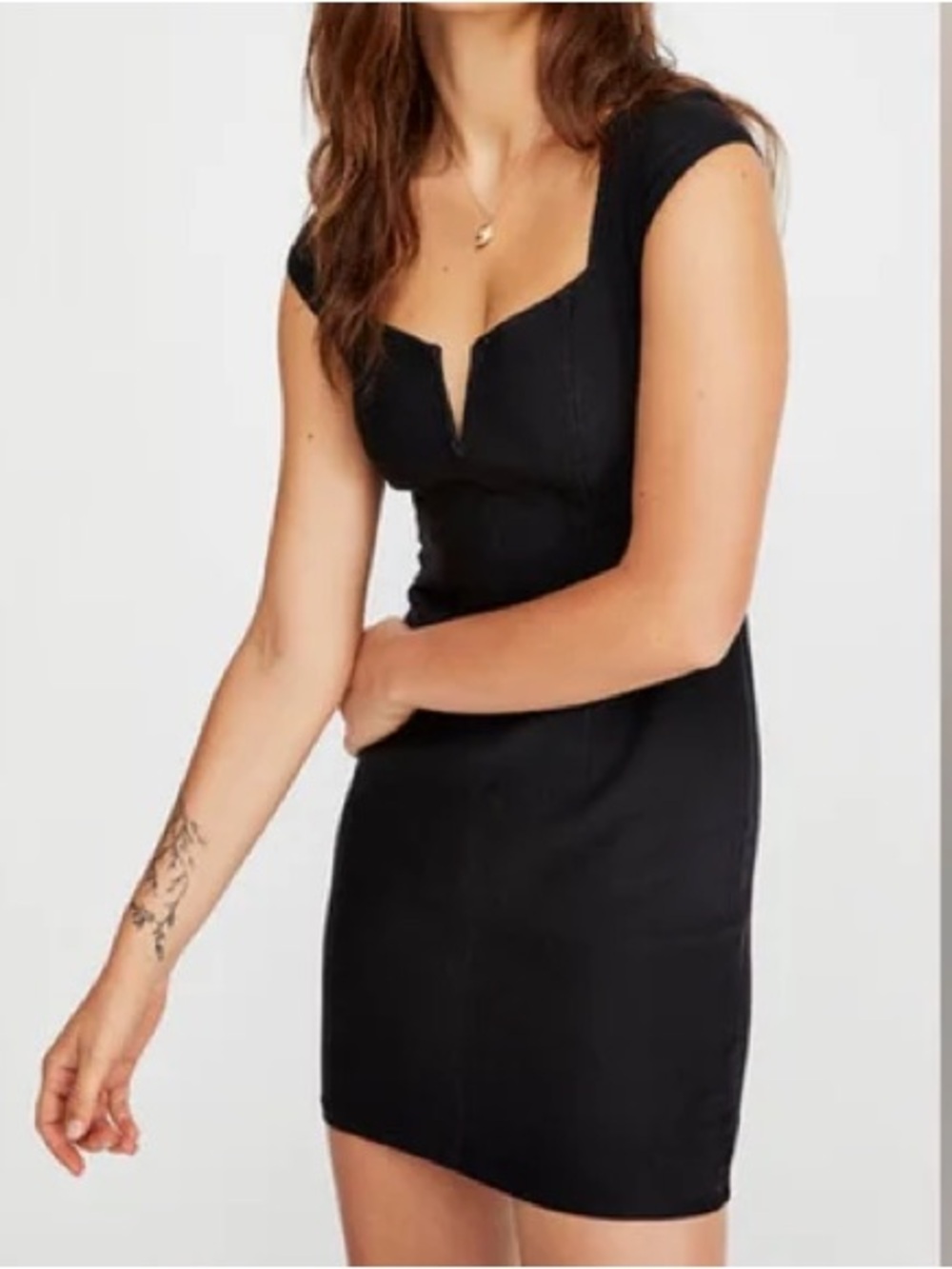 NWT Free People Lía Denim Mini Dress